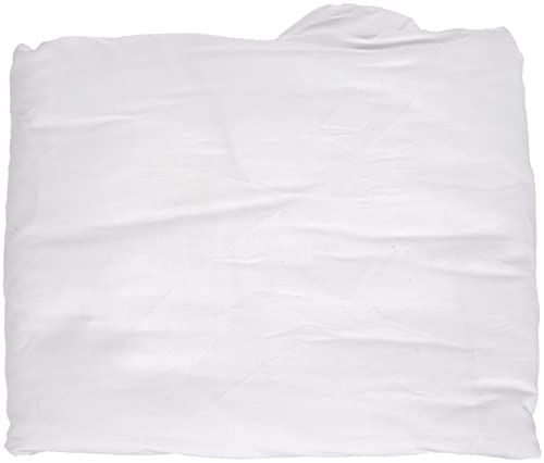 Amazon Basics Drap-housse en polycoton 200 fils Blanc 160 x 200 x 30 cm