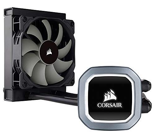 Corsair Hydro H60 Liquide Refroidisseur (Ventilateur PWM, All-in-One Liquid CPU Cooler) Noir