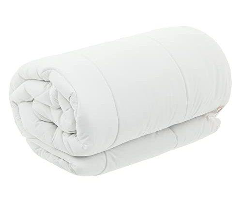 Couette Annuel 140 x 200 cm - Couette Chaude pour Toutes Les Saisons pour Les Personnes allergiques Hypoallergénique Couette Blanche