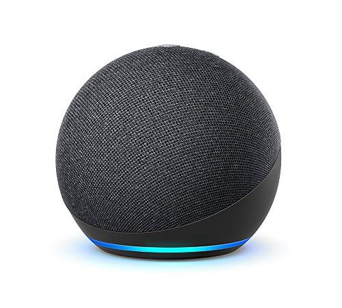 Echo Dot (4e génération) - Version internationale | Enceinte connectée avec Alexa | Anthracite