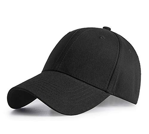 HGDGears Casquette Baseball,Trucker Cap Snapback Hat for Sport Hip Pop Golf - Casquette Homme(Noir)