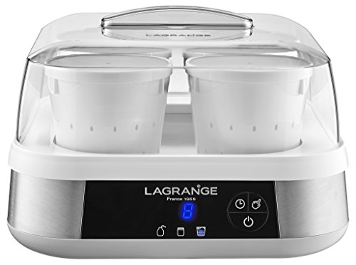 lagrange 459602 Yaourtière-fromagère/goupillon, 18 W, INOX