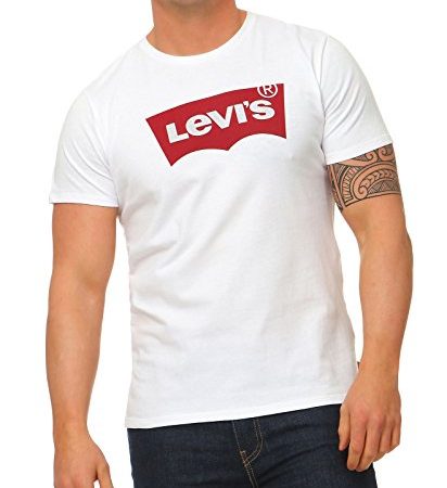 Levi's GRAPHIC SET-IN NECK, T-Shirt Homme, Blanc (C18978 GRAPHIC H215-HM WHITE GRAPHIC H215-HM 36.4), Medium