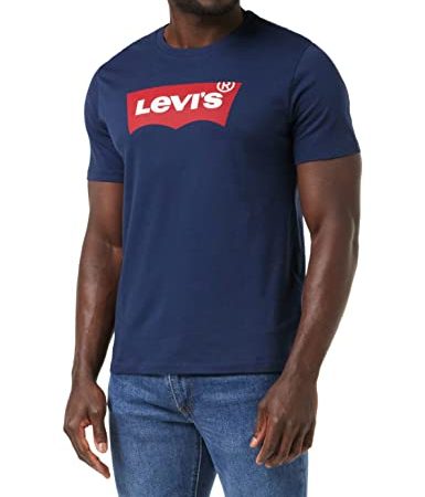 Levi's GRAPHIC SET-IN NECK, T-Shirt Homme, Bleu (C18977 GRAPHIC H215-HM DRESS BLUES GRAPHIC H215-HM 36.3), Medium