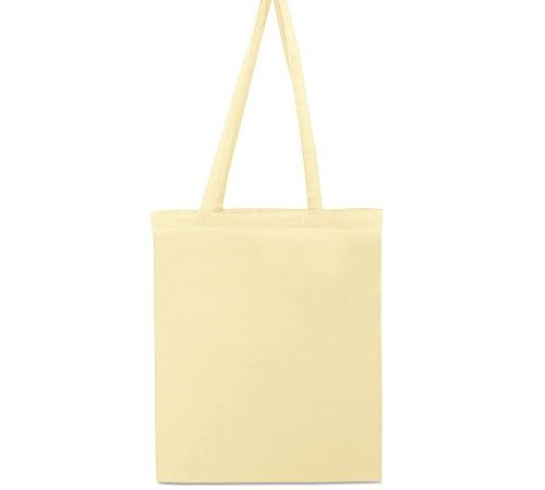 My Custom Style 10 cabas en coton sac 145gr beige 38x42cm longues poignées 70cm