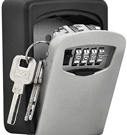 Nestling® Boite à Clefs Haute sécurité de la police Safe Key Murale à 4 chiffres clés Coffre haute sécurité Combination Lock stocker les clés de