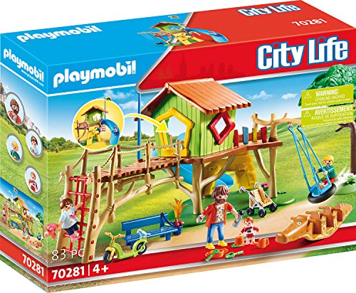 PLAYMOBIL 70281 Parc de jeux et enfants- City Life- Le centre de loisirs- parc parc de jeux