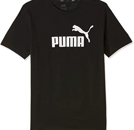 PUMA Ess T-Shirt Homme,Noir(Cotton Noir), FR : L (Taille Fabricant : L)