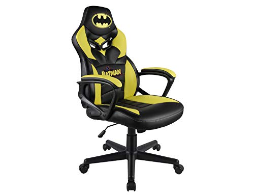 Subsonic Batman Siège Gamer Junior/Chaise de Bureau Licence Officielle DC Comics SA5573-B1