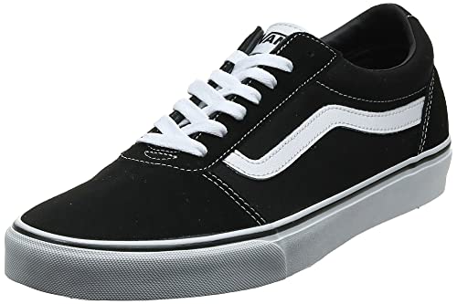 Vans Femme Ward Suede/Canvas Baskets, Suede Canvas Black White, 38 EU