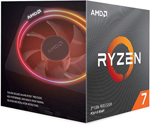 AMD Ryzen 7 3700X, AM4, Zen 2, 8 Core, 16 Thread, 3.6GHz, 4.4GHz Turbo, 32MB L3, PCIe 4.0, 65W, CPU, Wraith Prism