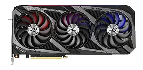 ASUS ROG Strix NVIDIA GeForce RTX 3070 Ti OC Edition Carte graphique gaming (PCIe 4.0, 8GB GDDR6X, HDMI 2.1, DisplayPort 1.4a, Ventilateurs axiaux, 2.9-slot, Super Alloy Power II, GPU Tweak II)