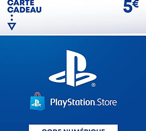 Carte Cadeau PSN (PlayStation Store) | 5 EUR | Compte français | Code de téléchargement (PS5/PS4/PS3)