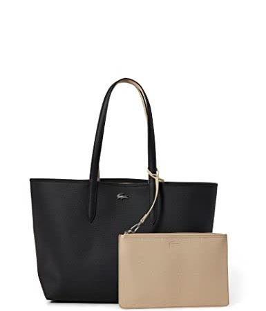 Lacoste Femme Nf2142aa sac épaule, Noir Krema, Taille unique EU