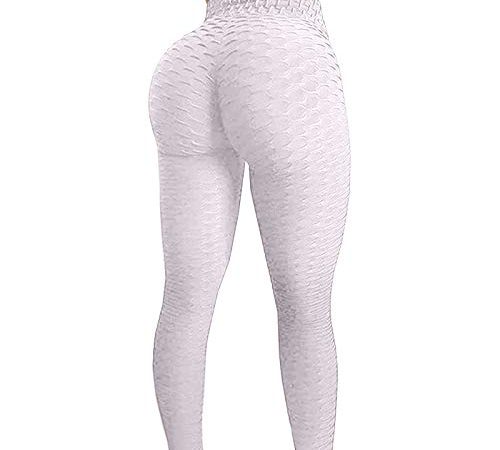 Leggings Yoga Taille Haute Femme - Sport ​Collants Remonte Fesse Pantalon Tissu Etirable pour Pilates Yoga Opaque Doux Pantalon Stretch Extensible Femme pour Jogging Exercice