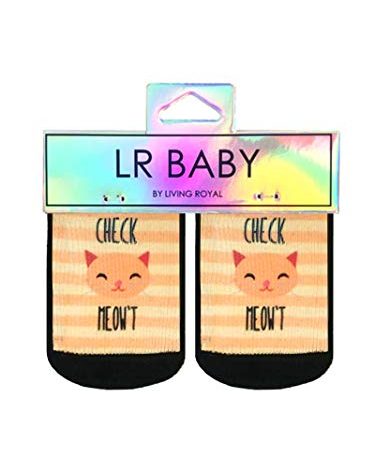 Living Royal Vérifiez Chaussettes Meowt 0-6 Mois pour bébé garçon Taille Unique Multicolore