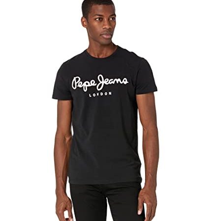 Pepe Jeans ORIGINAL STRETCH N T-shirt Homme,999BLACK,M