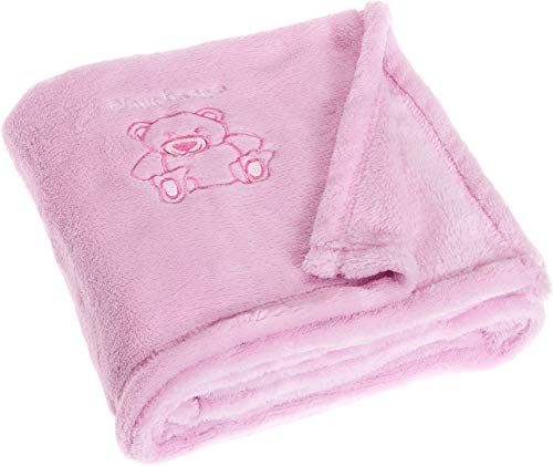 Playshoes 301700 - Couverture de bébé - Mixte bébé - Rose - One Size (Taille fabricant: One Size)