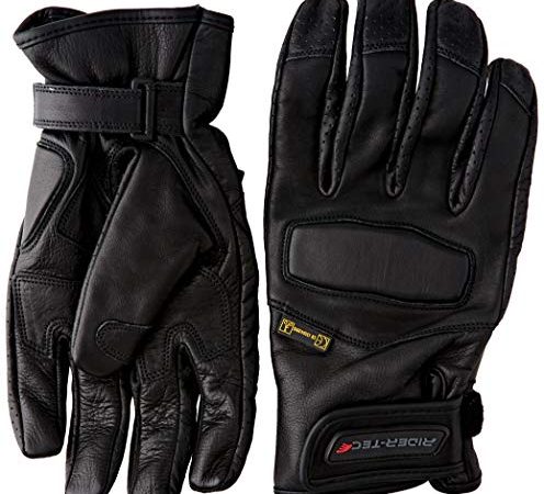 RIDER-TEC – Gants Moto City – Gants Sportifs, Longs & Résistants - Homologués CE – Smart Touch - Taille-L