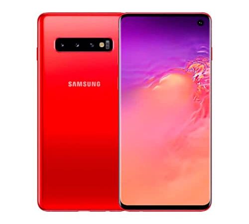 SAMSUNG S10 - Double SIM 128 Go Rouge Débloqué (Reconditionné)