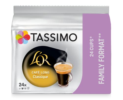 Tassimo Café Dosettes - 120 boissons L'Or Long Classique (lot de 5 x 24 boissons)