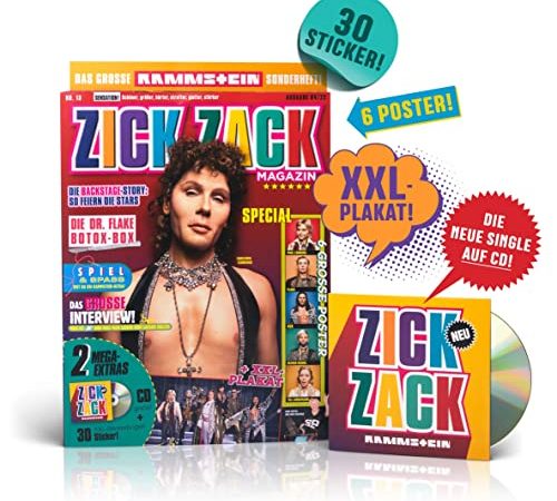 Zick Zack [CD single inclus Magazine + 30 autocollants + 6 posters]