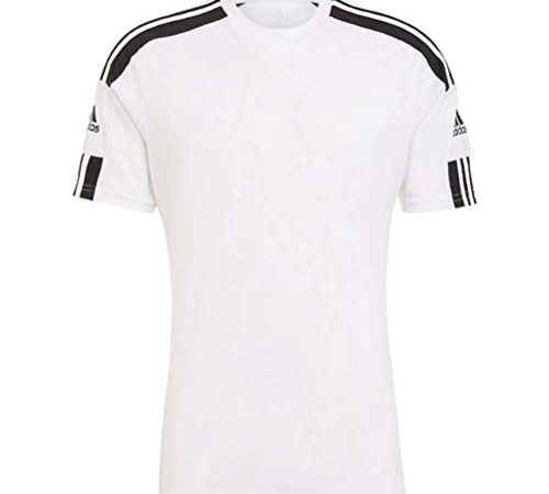 adidas Mens Jersey (Short Sleeve) Squad 21 JSY SS, White/Black, GN5723, L EU