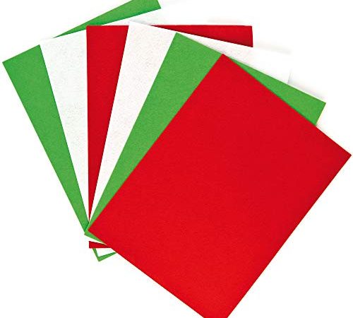 Baker Ross Lot de 10 plaques de Feutre, EX764, Couleurs Assorties