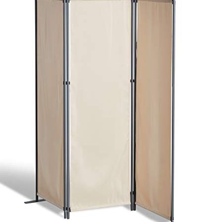 GRASEKAMP Qualität seit 1972 Paravent Paravent 165 x 170 cm en 3 Parties - Beige