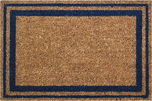 ID Mat Tapis Paillasson, Fibres Coco Naturelles sur Semelle PVC, Beige, 40 x 60 x 1,5 cm