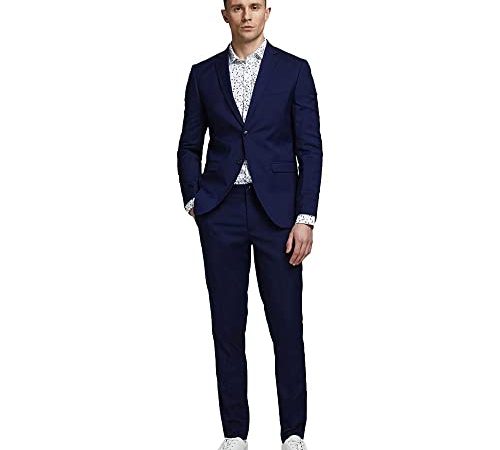 Jack & Jones Men's Jprblafranco Ensemble de Pantalon de Costume d'affaires Homme, Bleu médiéval, Taille 52