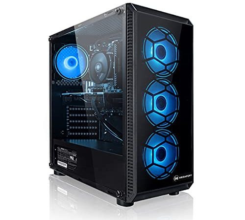 Megaport PC Gamer Intel Core i5-10400F 6X 2.9GHz • Nvidia GeForce RTX3050 8Go • 500Go M.2 SSD • 8Go 3000 MHz DDR4 • WiFi • sans système d'exploitation • Ordinateur de Bureau • Unité Centrale • Gamer