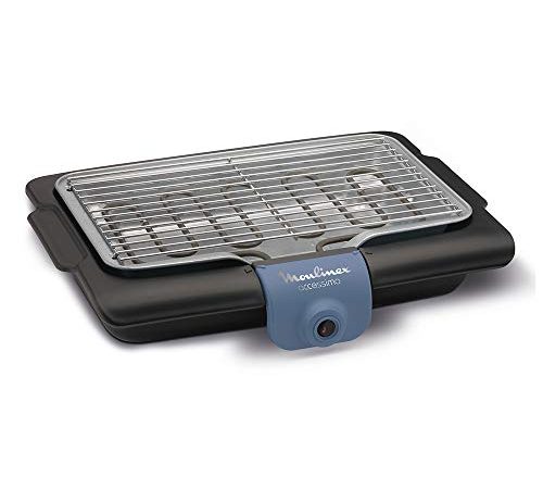 Moulinex Accessimo Barbecue de table électrique, Grille amovible, Puissance 2100 W, Fabriqué en France BG134812