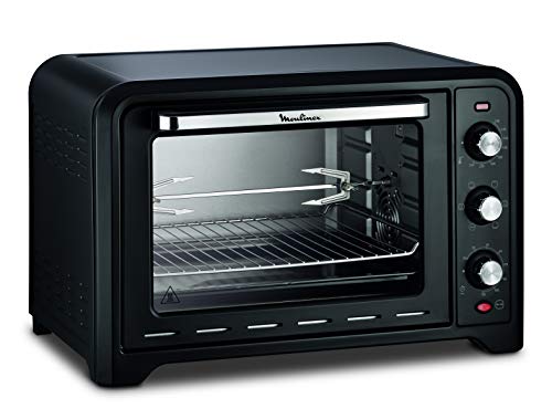 Moulinex OX485810 Four électrique Optimo 39 L Cuisson chaleur tournante, traditionnelle, gril, pâtisserie, bain marie, décongélation