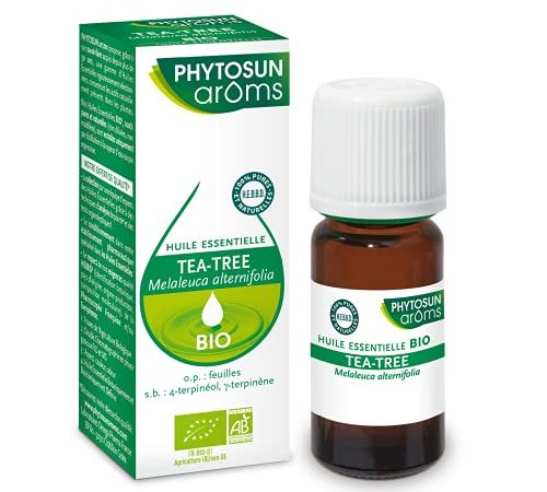 Phytosun Arôms - Huile Essentielle de Tea Tree Bio - 100% pure et naturelle - 10ml