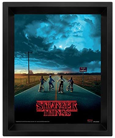 Stranger Things Cadre 3D Lenticulaire Mind Flayer EPPL71299 Multicolore 28, 7 x 23, 5 x 4, 5 cm