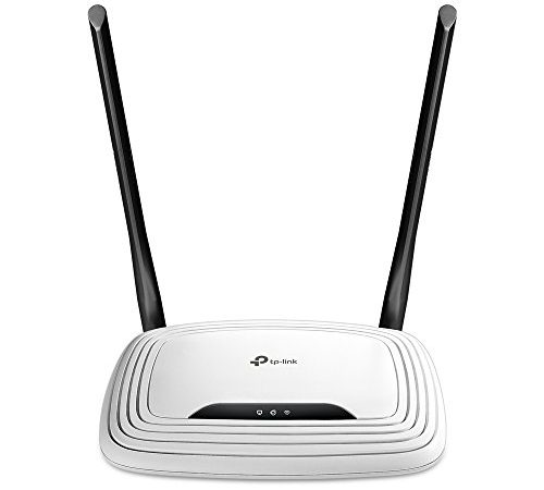 TP-Link Routeur WiFi N300 Vitesse WiFi jusqu'à 300 Mbps, WiFi bande de 2,4GHz, 5 ports (4 ports Ethernet ), 2 antennes externes, Contrôle parental, QoS, TL-WR841N Blanc