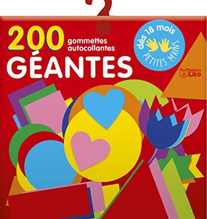 200 gommettes géantes pour les tout-petits - Dès 18 mois