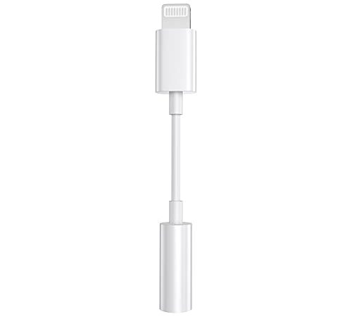 Adaptateur de Casque pour iPhone [certifié Apple Mfi] Dongle Adaptateur iPhone Lightning vers 3,5 mm Compatible avec iPhone 13/13 Pro/12/11/X/8/7, convertisseur d'écouteurs pour Tous Les systèmes iOS