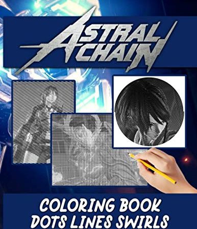 Astral Chain Dots Lines Swirls Coloring Book: An Adult Activity Diagonal Line, Swirls Book Awesome Collections