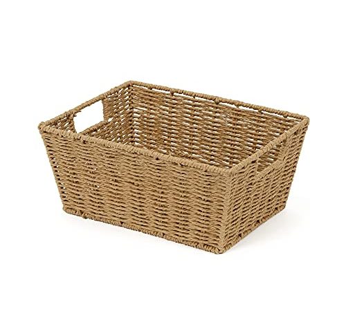 Compactor Panier de rangement Bois Naturel 31 x 24 x H.14 cm RAN6542