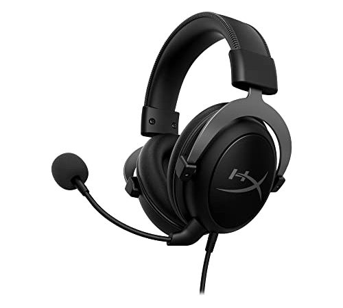 HyperX KHX-HSCP-GM Cloud II - Casque Gaming avec Micro pour PC/PS4/Mac, Gris