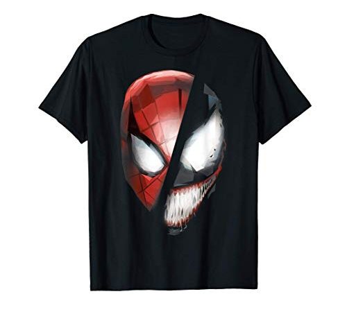 Marvel Venom & Spider-Man Rivals Face Mask T-Shirt