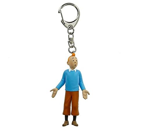 Moulinsart TINTIN JERSEY BLEU - Porte-clés Tintin - 5,5 cm JUN132144, Multicolore