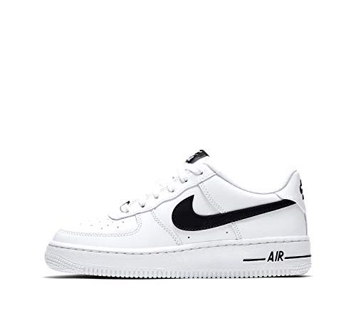 Nike Air Force 1 An20 (GS), Chaussure de Basketball, Blanc et Noir, 38 EU