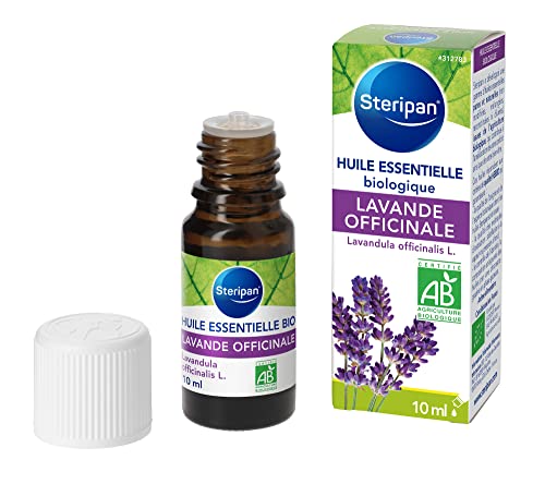 Steripan - Huile Essentielle de Lavande Officinale Bio - Certifiée Agriculture Biologique par Ecocert - 10 ml