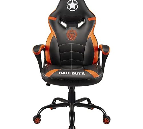 Call of Duty - Siège Gamer / Chaise de Bureau / Fauteuil gaming sous licence officielle noir et orange