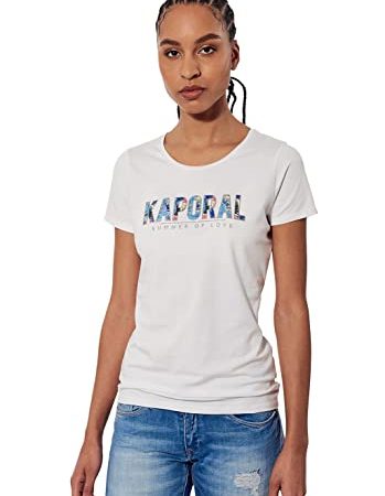 Kaporal - T-Shirt Blanc Femme - Kecil - L - Blanc