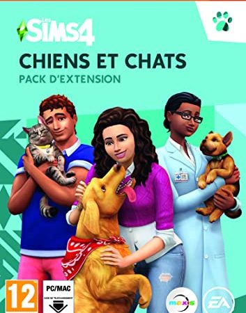 Les Sims 4 Chiens et Chats (EP4) Pack d'extension PCWin-DLC |Jeu Vidéo |Téléchargement PC |Code Origin |Français