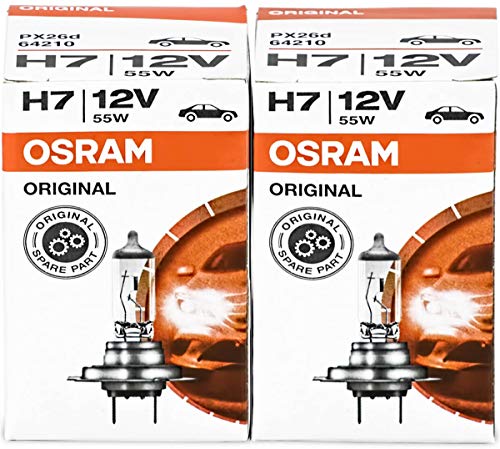 Osram 64210 H7 Original Line 12V 55W PX26d ampoules de voiture ampoules à incandescence (2 pièces) ampoules phare